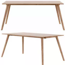 SENO Table for 6 Low-poly 3D model