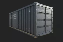 ship container 3D model