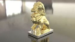Snow Lion or Foo Dog 3D model