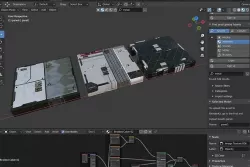 SPECIAL Sci-fi Panel Maker BLENDER KIT and SVG paths Low-poly 3D model