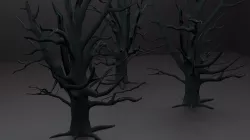 Spooky Tree by Golup Low-poly 3D model