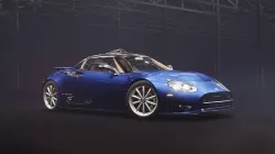 Spyker C8 Laviolette Low-poly 3D model