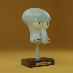 Squidward Sculpture 3D model