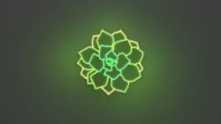 Succulent - Neon Sign 3D model