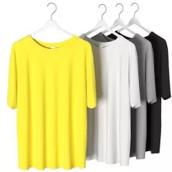 T-shirts on hanger 3D model