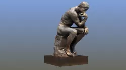 The Thinker 3D model