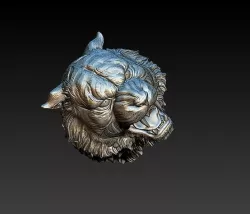 Tiger bead tiger tiger head 3D model
