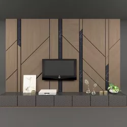 tv wall 3D model
