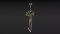 Viking Sword  Low-poly 3D model