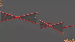 X-FACTOR SUNGLASSES FOR SECONDLIFE Low-poly 3D model