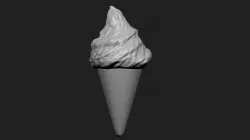 yummy ice cream 3D model
