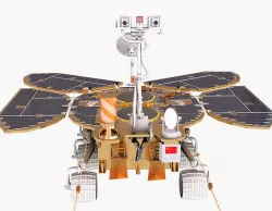 Zhurong Mars rover  robot Tianwen Mars probe  CASC TW 3D model