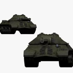 001147 soviet tank is3 3D model