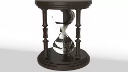 3D Sand Watch Model with animation 3D model