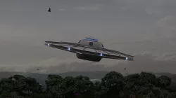 Alien speceship UFO 3D model