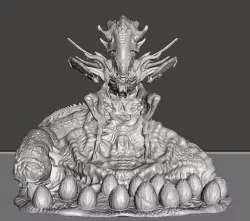 Aliens queen mother 3D model