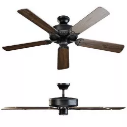 ALOHA Brown ceiling fan 3D model