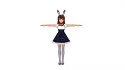 Anime Bunny Girl 3D model