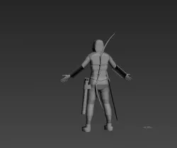 archer 3D model