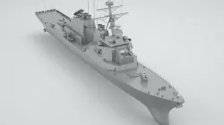 Arleigh Burke Class Destroyer 3D model