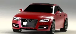 Audi RS7 2015 3D model
