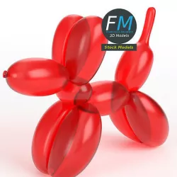 Balloon dog 3D model