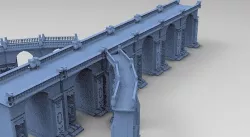 Baroque Fantasy Bridge 2 3D model