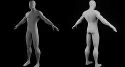 Base Mesh Spider Man Free 3D model 3D model