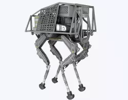 BigDog Robot Boston Dynamics Low-poly 3D model