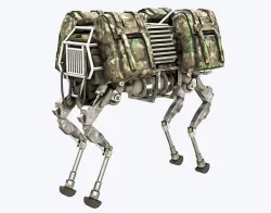 BigDog Robot Boston Dynamics Low-poly 3D model