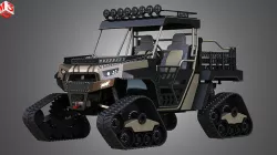 BMS - The Beast 1000 - with Tracks System 3D model