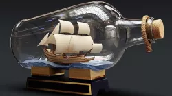 Boat in a Bottle 3D model