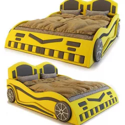 Boys  bed Car design 3D model