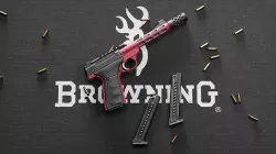 Browning Buck Mark Plus Vision UFX Red gun Low-poly 3D model