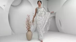 BUNDLE of 3 INDIAN SAREE MODELS with 2 POSES and ANIMATED pose 3D model