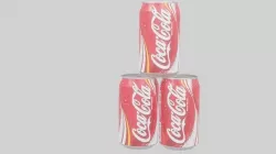 Can of cola Low-poly 3D model