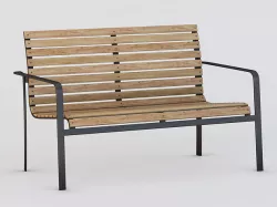 Cane Line Park Bench 3D model
