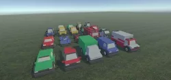 Car Package Cartoon 3D model