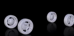Car tire Wheels For Car Design Low-poly 3D model