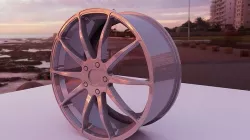 Car wheels 3D model
