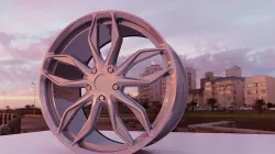 Car wheels 3D model