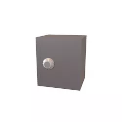 Cartoon Safe Box v1 001 Low-poly 3D model
