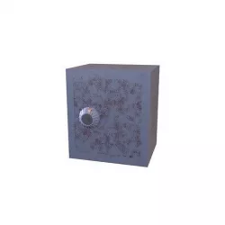 Cartoon Safe Box v1 006 Low-poly 3D model