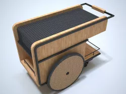 Chariot BarCart 3D model