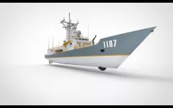Cheng Kung-class frigate II 3D model