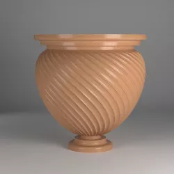 Classic cupper planter  3D model
