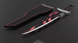 Cyber Knife 3D model