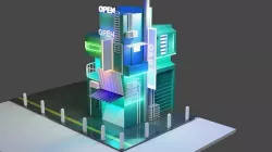 Cyber place 3D model