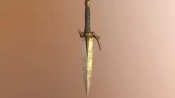 Dagger  Scorpion Low-poly 3D model