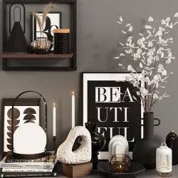 Decorative set 04 3D model